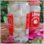 Pickle ONION COCKTAIL whole pearl peeled crisp & zesty LINDSAY USA 7.3oz 208g